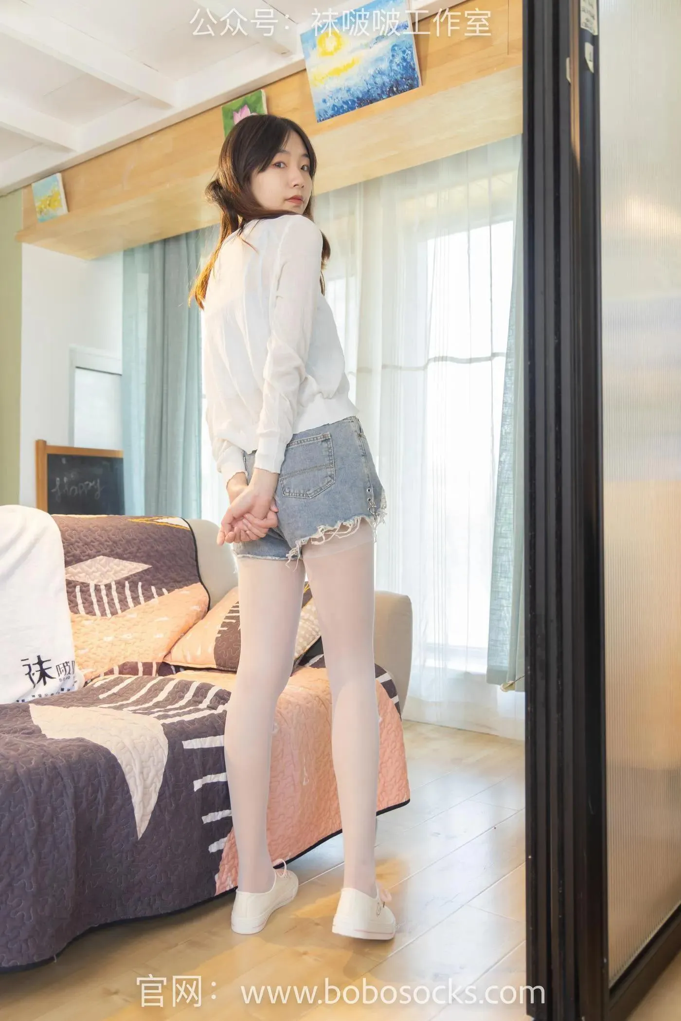 [BoBoSocks袜啵啵]NO.102 小甜豆-板鞋、白丝 [140P]插图3